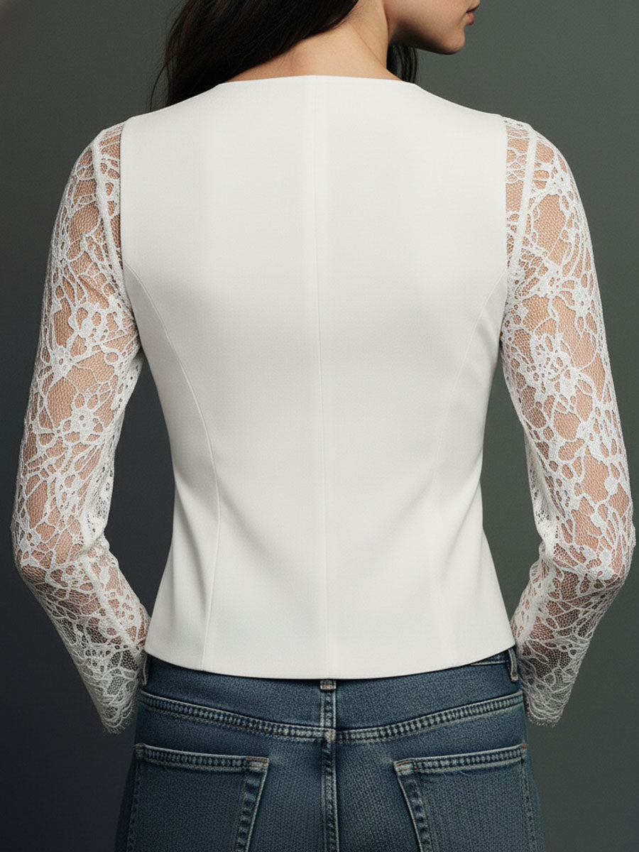 Camisa Vittoria semi transparente