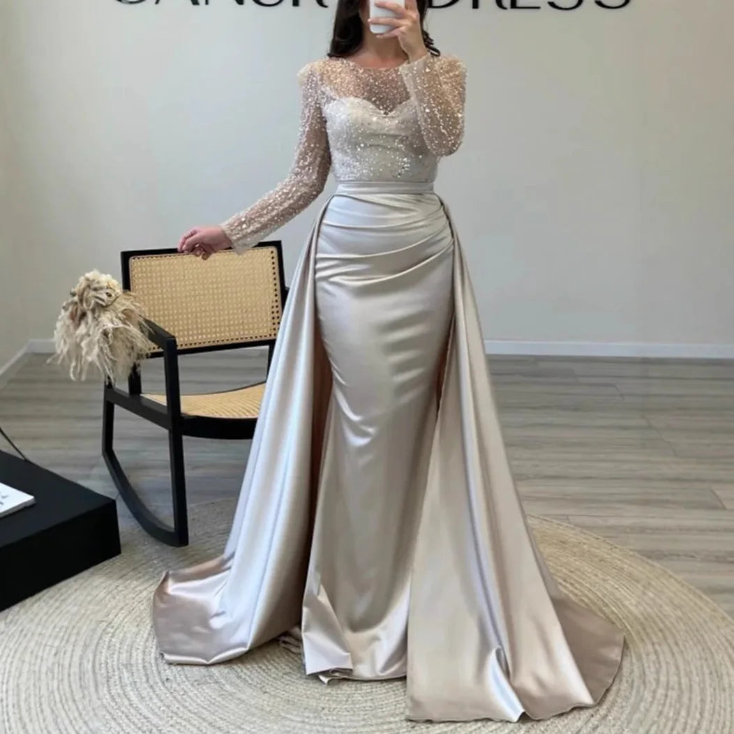 ESMERALDA | Vestido Largo de Fiesta con Lentejuelas