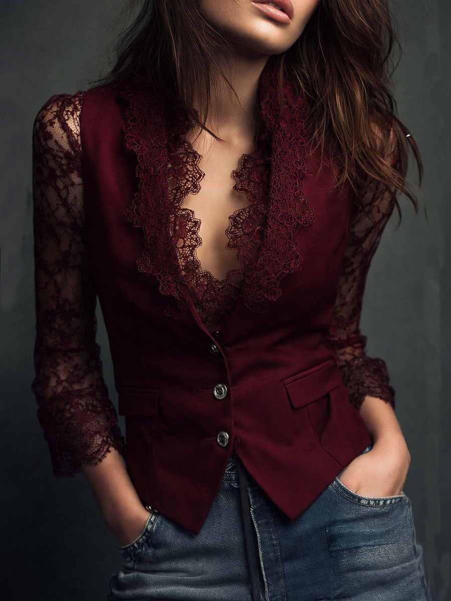 Camisa Vittoria semi transparente
