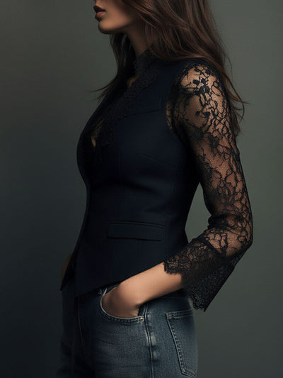 Camisa Vittoria semi transparente