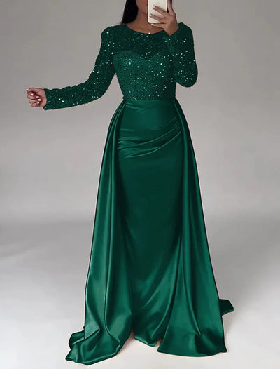 ESMERALDA | Vestido Largo de Fiesta con Lentejuelas