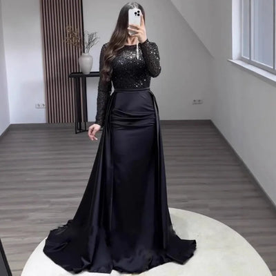 ESMERALDA | Vestido Largo de Fiesta con Lentejuelas