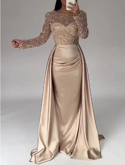 ESMERALDA | Vestido Largo de Fiesta con Lentejuelas